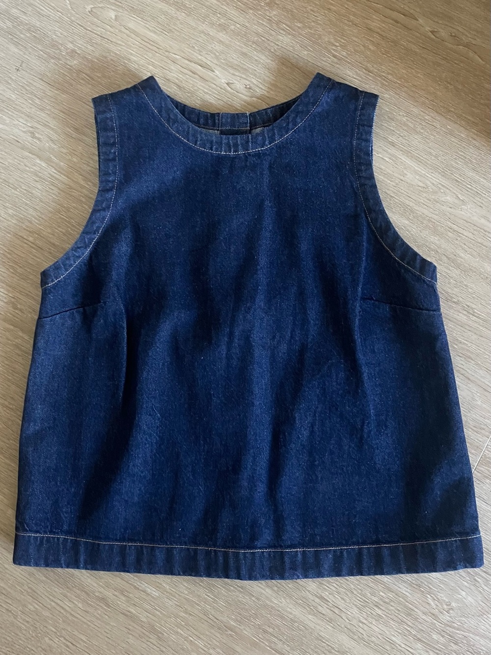 Abercrombie & Fitch Dark Blue Denim Tank Top